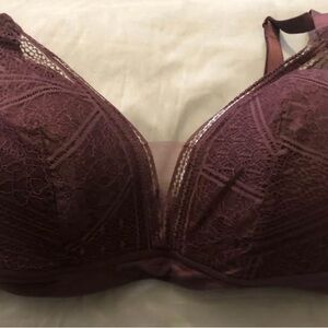 Auden Red Lace Detail Bralette